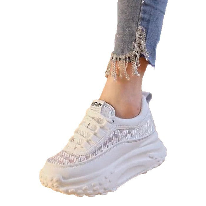 Women’s Sporty Chunky Sneakers with Futuristic Design and Breathable Upper Material Structure Mune Fashion