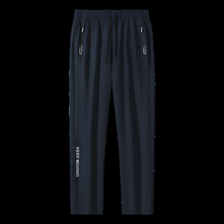 Men's Sporty Jogging Pants with Side Zippers Mune Fashion