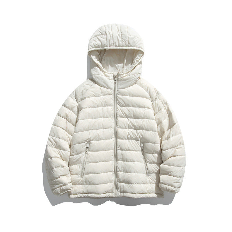 Unisex Ultralight Quilted Hooded Jacket with Thermal Insulation and Zipper Pockets Mune Fashion