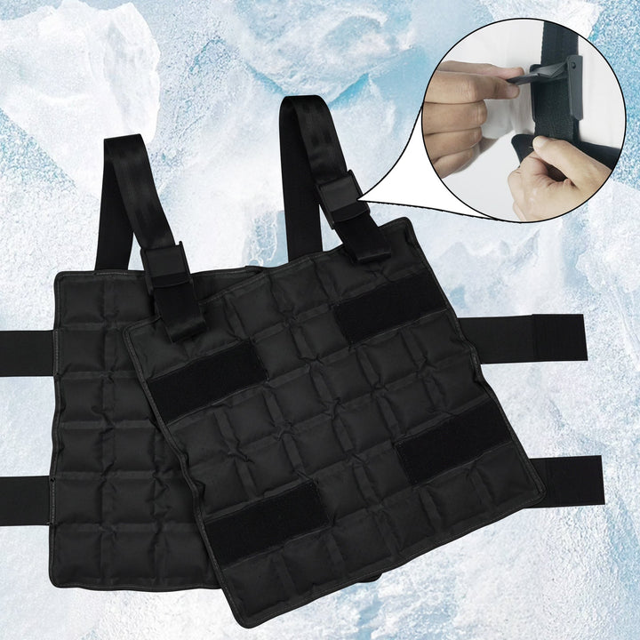 Unisex nan adjustable training weight vest with modular weight pockets, Velcro fastening, and padded shoulder straps Mune Fashion