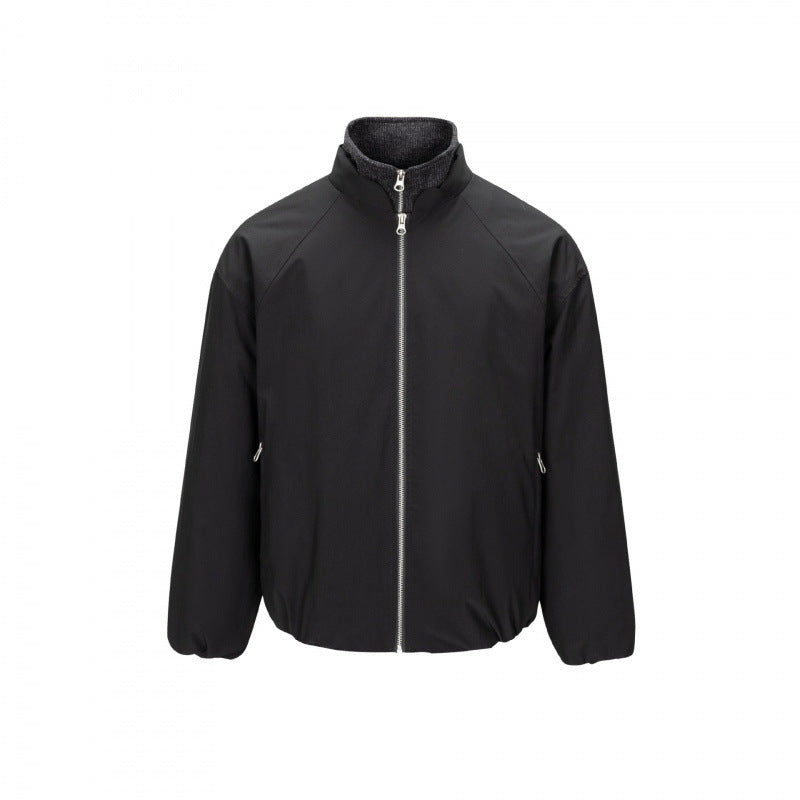 Men's ultralight tech blouson jacket with raglan sleeves, stand-up collar, and zip pockets Mune Fashion