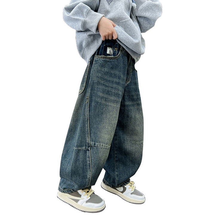 Unisex wide jeans with casual design Mune Fashion