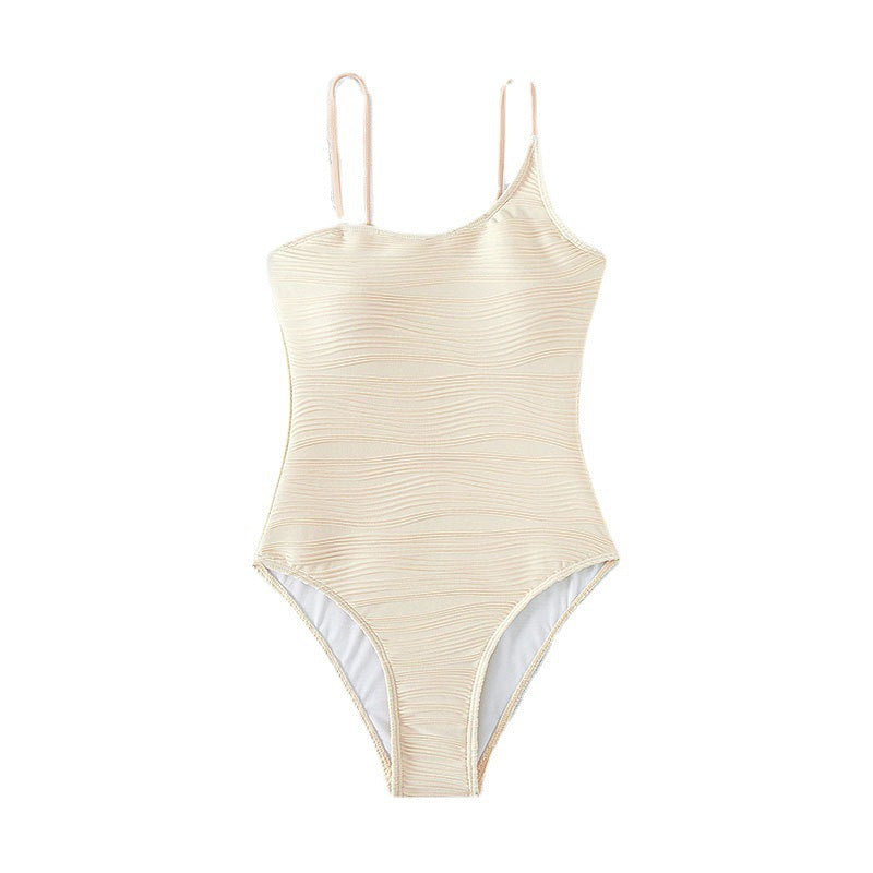 Women's one-piece swimsuit with trendy ruffle design Mune Fashion