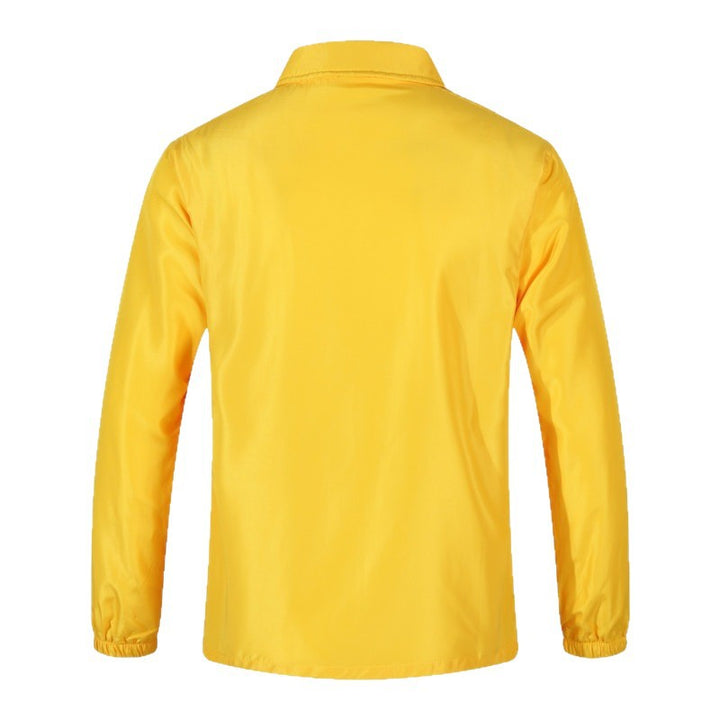 Men's Lightweight Windbreaker with Mesh Lining, Stand Collar & Elastic Hem Mune Fashion