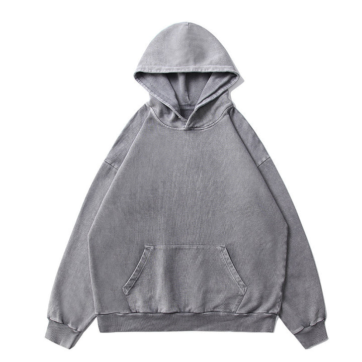 Unisex Oversized Hoodie with Kangaroo Pocket and Vintage Wash Mune Fashion