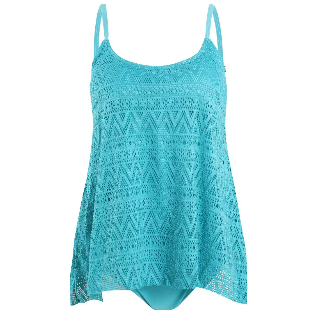 Women elegant beach top with fashionable cut-out pattern Mune Fashion
