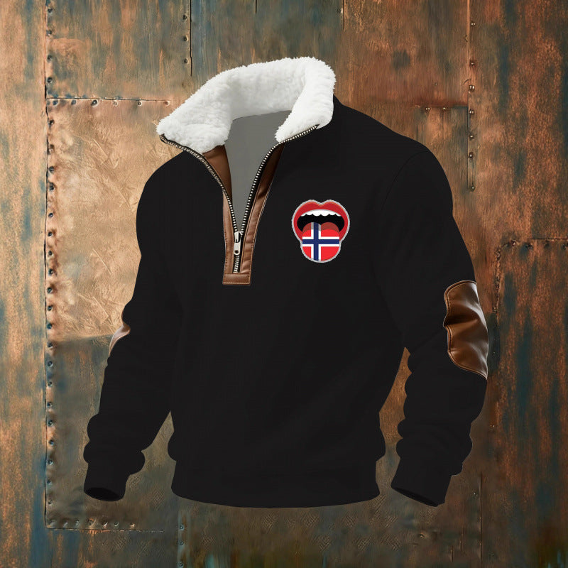 Men's Classic Hoodie with Fleece Detail Mune Fashion