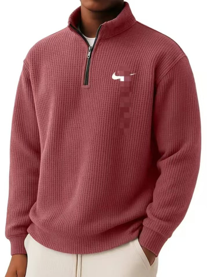 Men's High-Quality Pullover with Zipper Mune Fashion