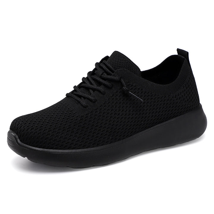 Women's breathable knitted casual sneakers with elastic slip collar and shock-absorbing EVA comfort sole Mune Fashion