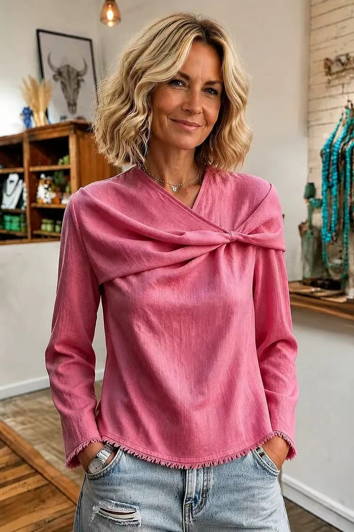 Ladies Elegant and Comfortable Blouse Mune Fashion