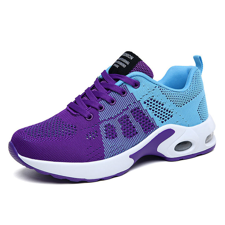 Women's breathable knit sneakers with air chamber midsole and padded entry Mune Fashion