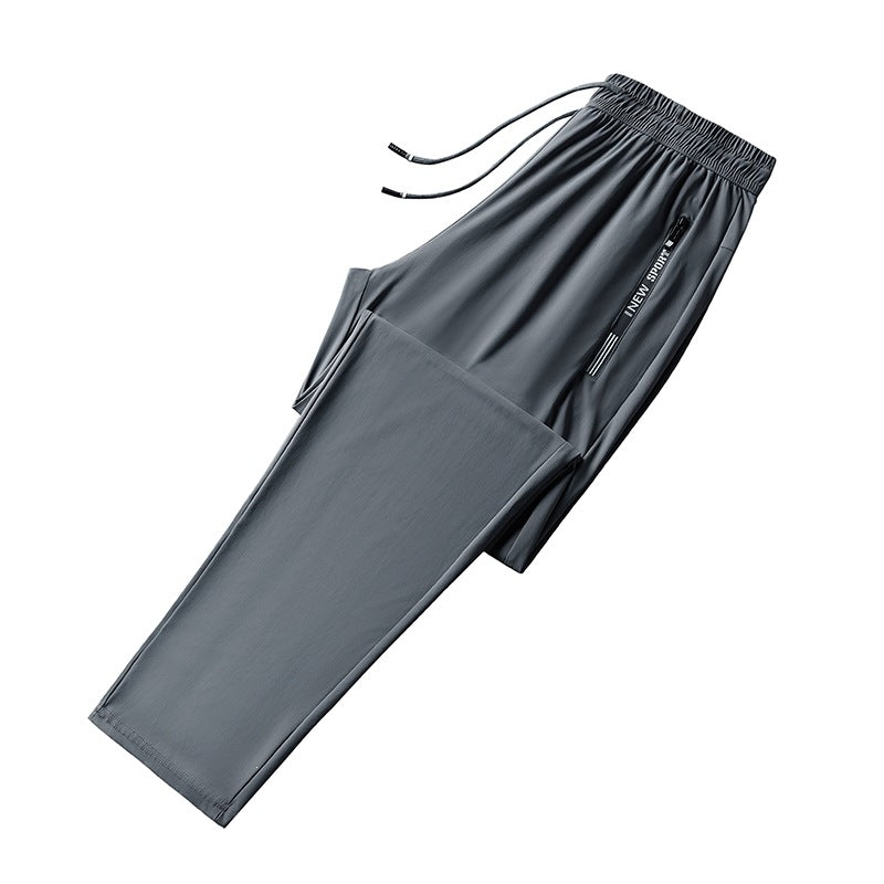 Men's sporty training pants with elastic waistband and practical side pockets Mune Fashion 1788242897