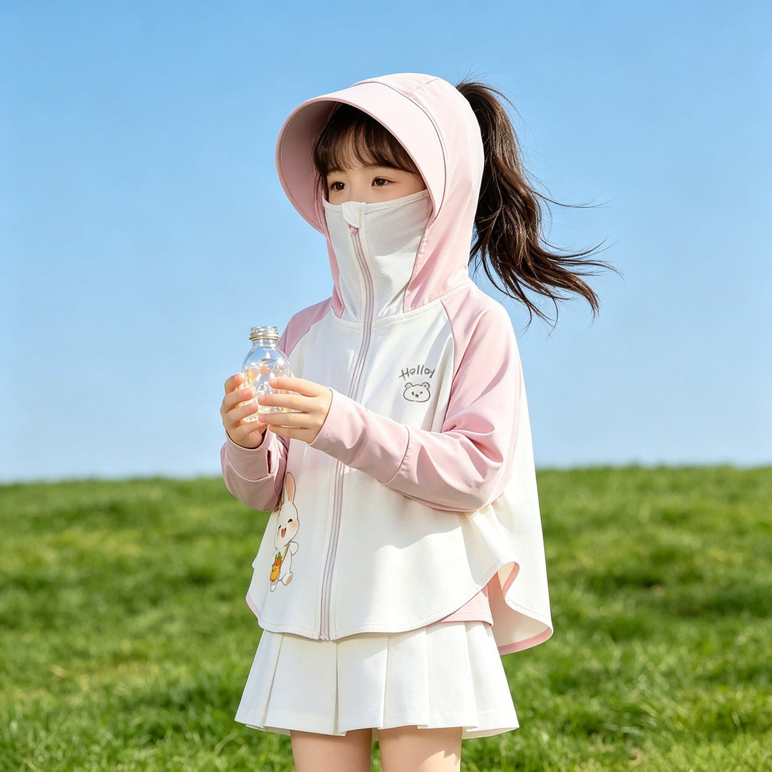 Children's sun protection jacket with hood and breathable fabric Mune Fashion