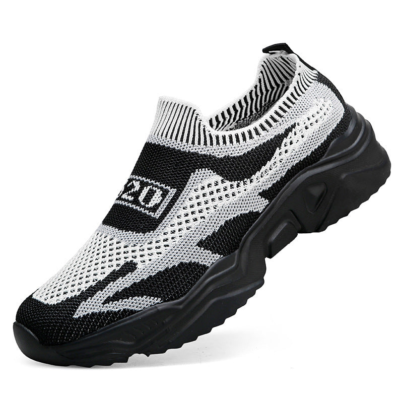 Women's seamless knit sneakers with sock-like entry and molded comfort sole Mune Fashion