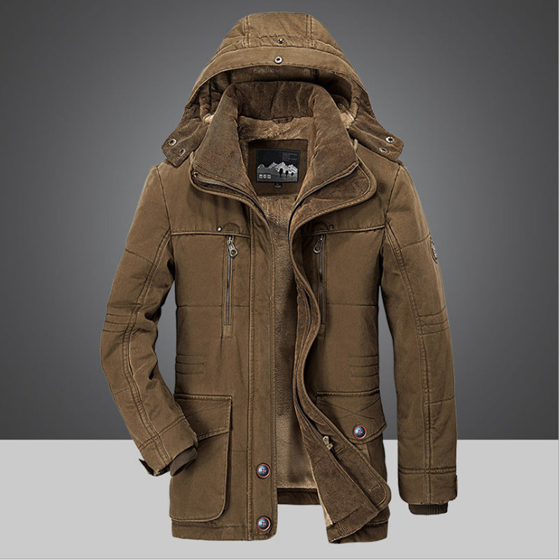Men's winter jacket with warm lining Mune Fashion