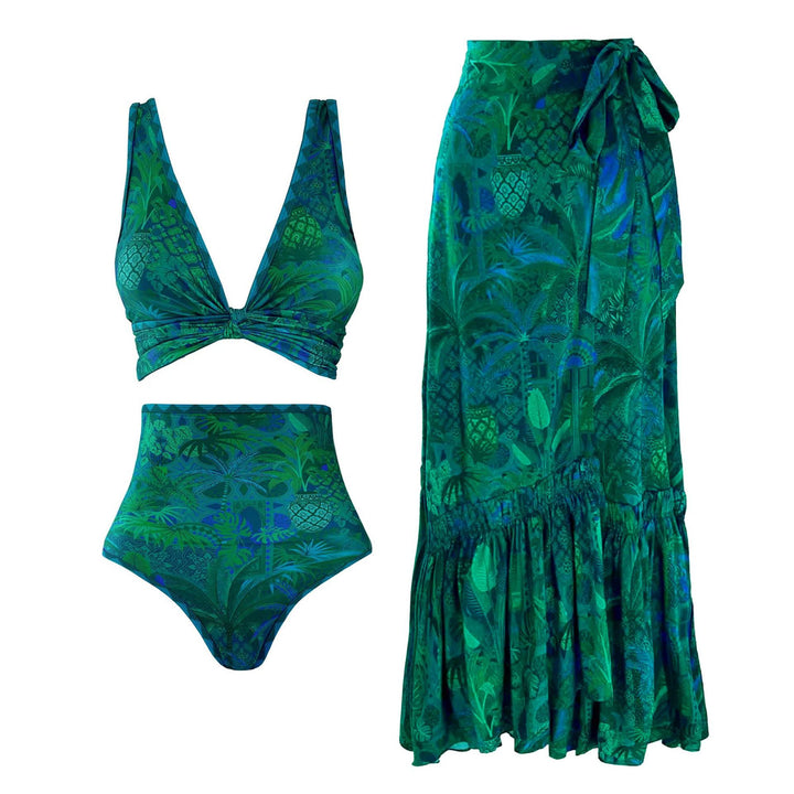 Women Colorful Bikini Set Mune Fashion