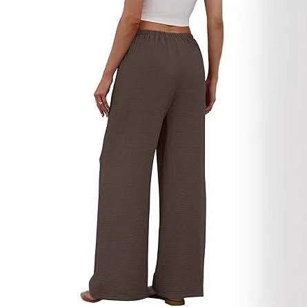 Women's Loose Loungewear Pants with Drawstring Mune Fashion