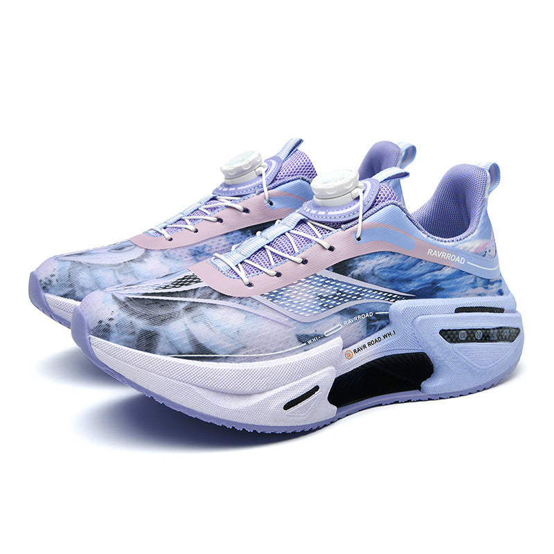 Ladies cushioned fashion platform sneakers with visible air cushion sole and elastic shaft Mune Fashion