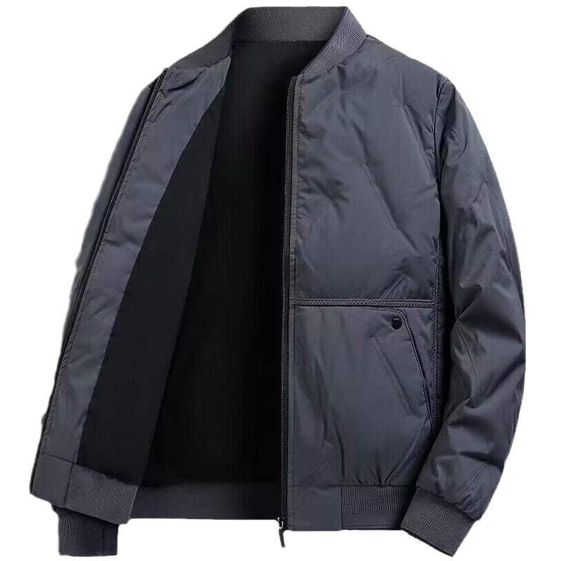Men Comfortable Quilted Winter Jacket Mune Fashion