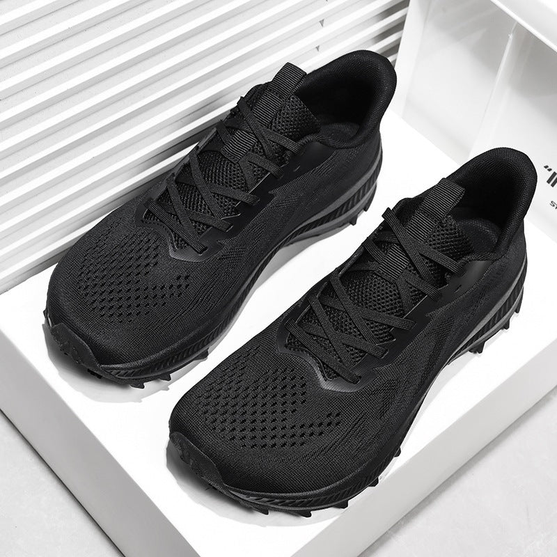Unisex nan lightweight knit trekking sneakers with pronounced profile sole and reactive cushioning Mune Fashion