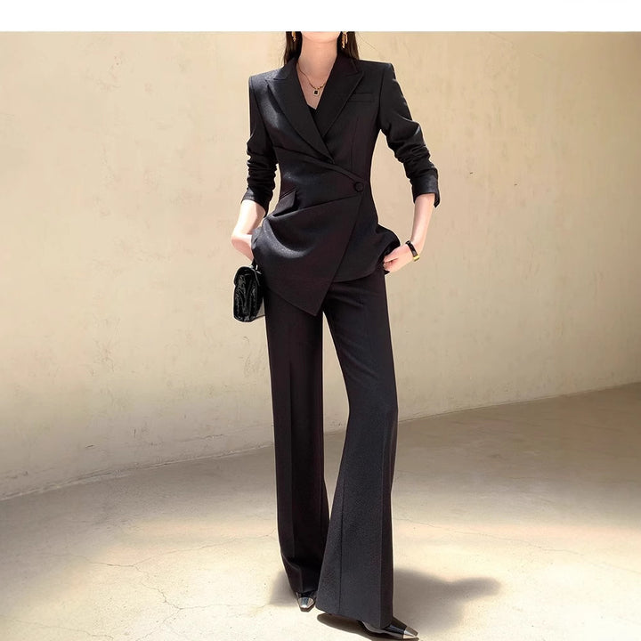 Women's Elegant Blazer Set with Modern Cut Mune Fashion