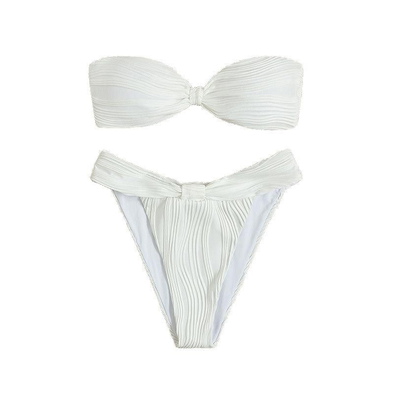 Women's bandeau bikini with decorative wrap detail Mune Fashion