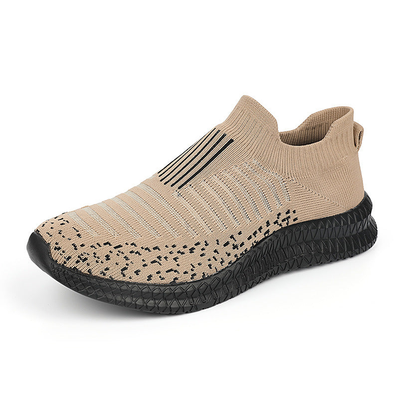 Unisex nan Slip-on knitted trainers with shape-retaining sock shaft, responsive lightweight sole and slip-resistant profile edge Mune Fashion