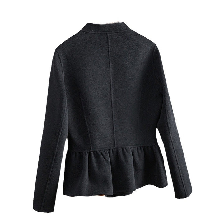 Ladies Fashion Blazer Jacket with Peplum Cut Mune Fashion