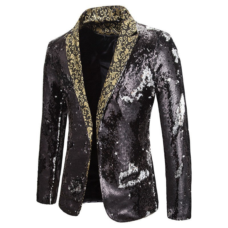 Men's Extravagant Sequin Blazer Jacket Mune