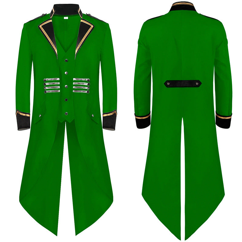 Men's tailored tailcoat with tail and integrated vest Mune Fashion