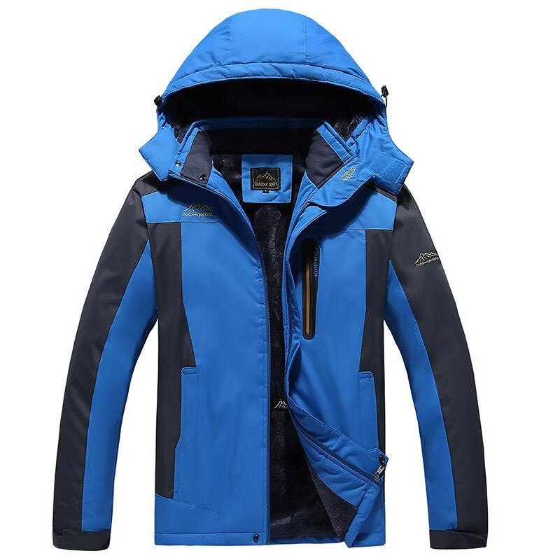 Men's thermally insulated outdoor functional jacket with teddy fleece lining Mune Fashion