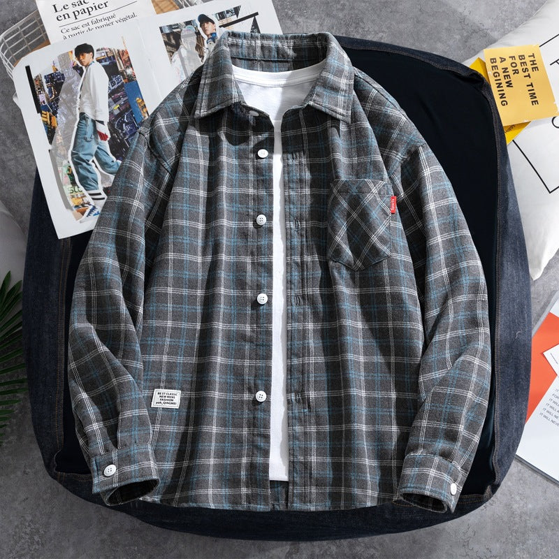 Men's Classic Checkered Flannel Shirt Mune Fashion