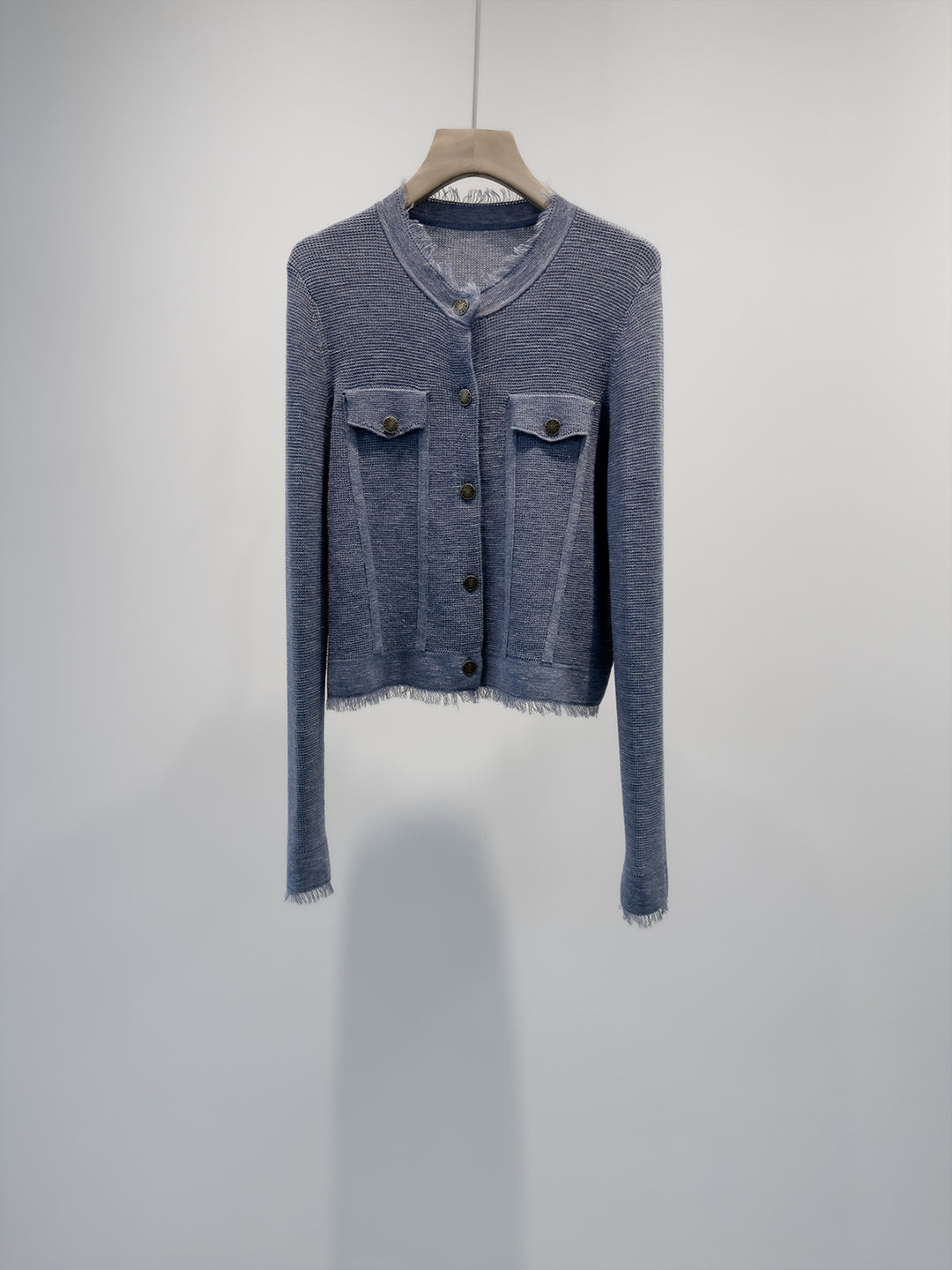 Women's Structured Long Sleeve Button Cardigan Mune Fashion