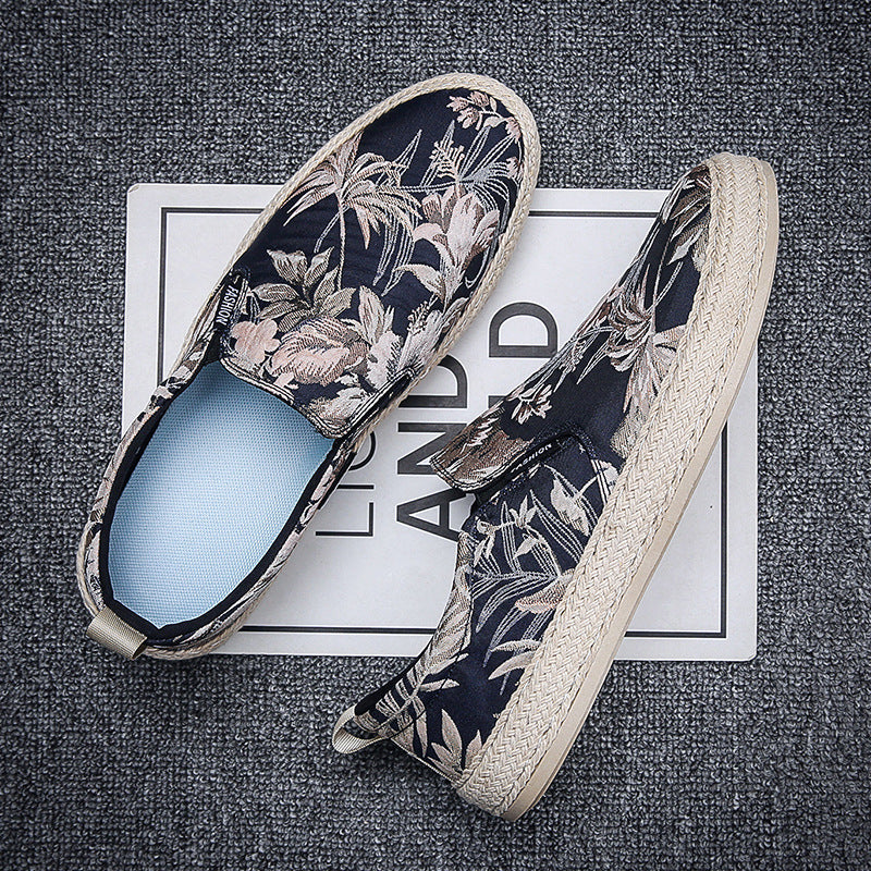 Women's Floral Slip-On Sneakers