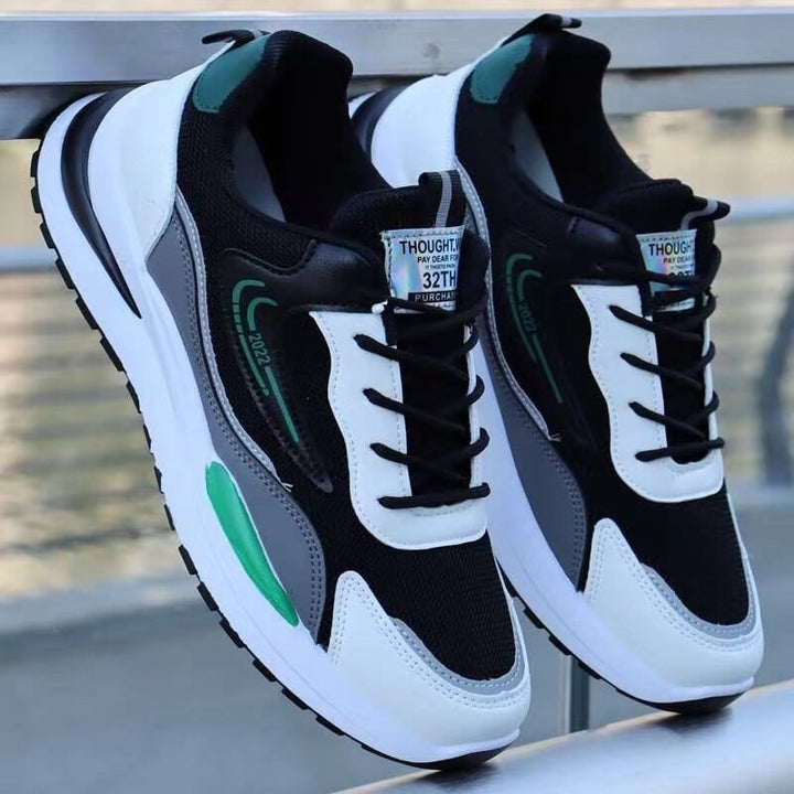 Men's Sporty Cushioning Sneakers with Breathable Mesh Mune Fashion