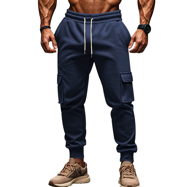 Men's Nano Thermo Cargo Jogging Pants with Fleece Lining, Elastic Waistband, and Large Cargo Pockets Mune Fashion