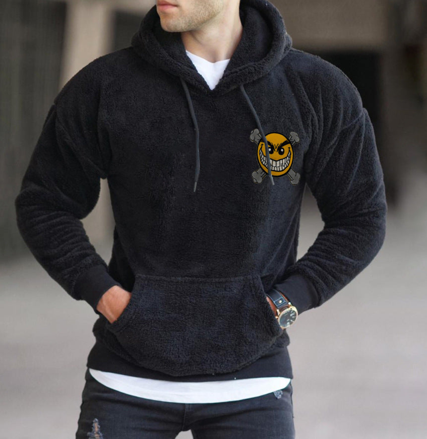 Men's Oversized Camouflage Sweatshirt with Crew Neck and Ribbed Cuffs Mune Fashion