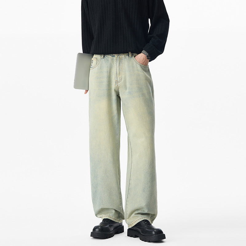 Men's Baggy Jeans made of washed Ombre Denim with wide leg Mune Fashion
