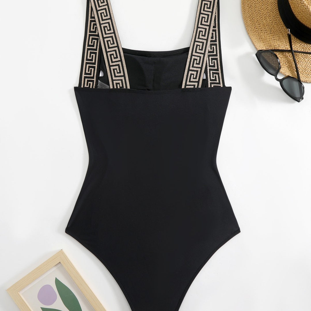 Ladies elegant one-piece swimsuit with sophisticated cut-out details Mune Fashion