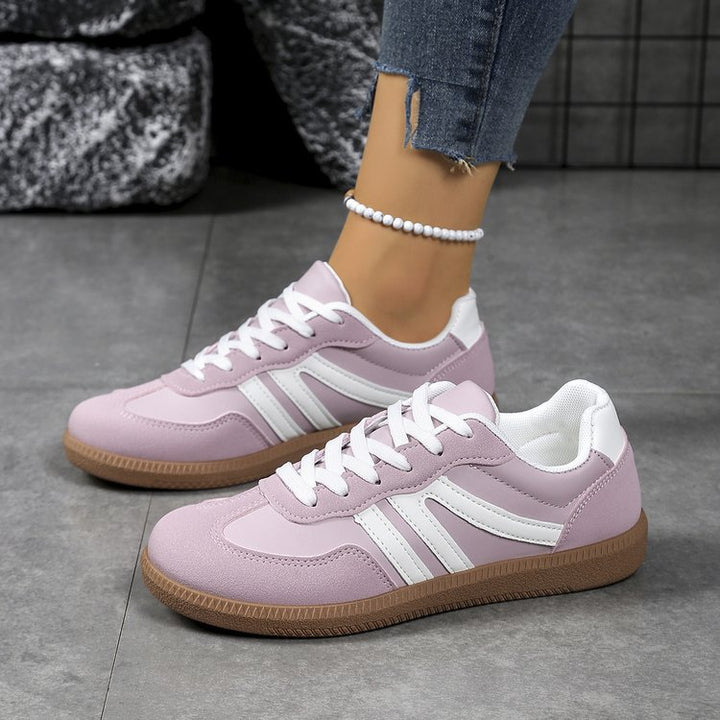 Women's Retro Sneaker with rubber sole, lightweight textile lining and comfort insole Mune Fashion