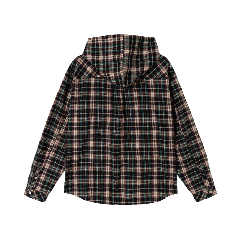 Unisex Oversized Check Flannel Shirt with Chest Pockets Mune Fashion