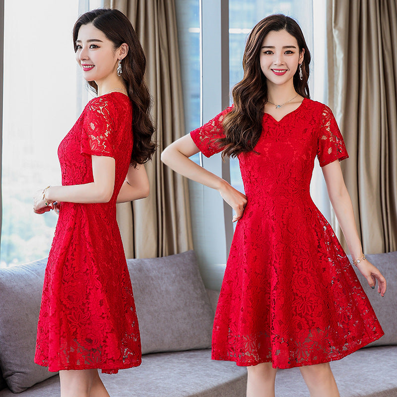 Women's Lace Dress A Line