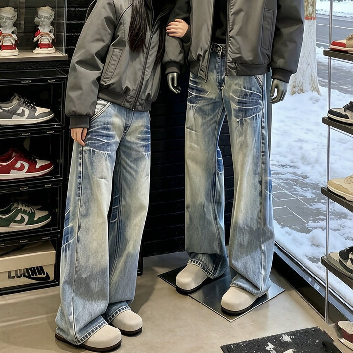 Women Loose-Fit Denim Pants Mune Fashion