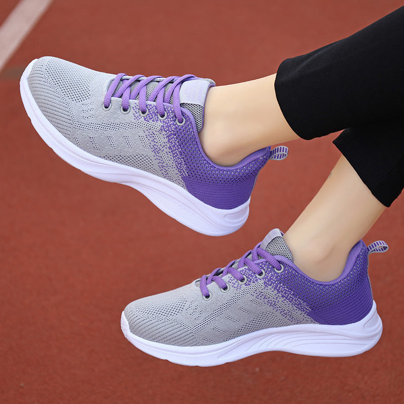 Men's lightweight knitted trainer with ergonomic wave sole, padded insole, and reinforced lacing Mune Fashion