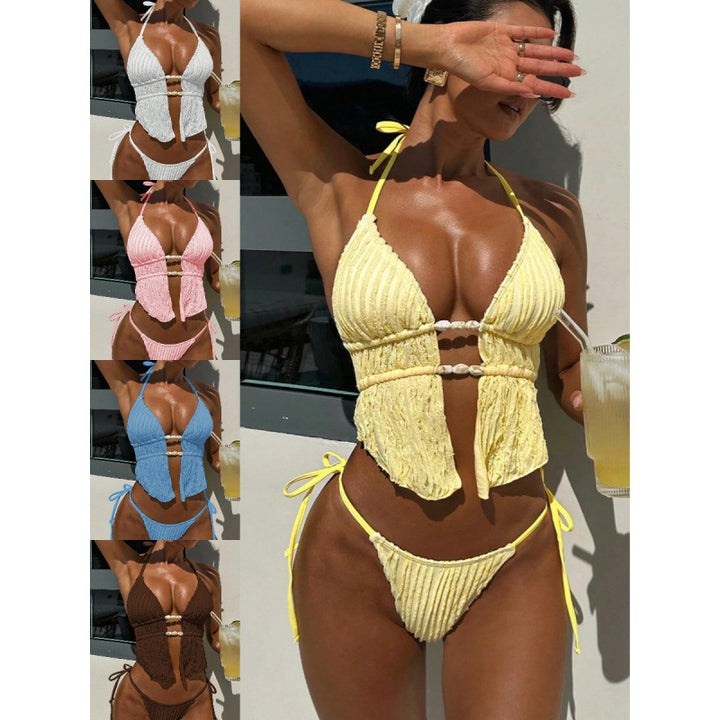 Women's Triangle Bikini with sophisticated wrap top Mune Fashion