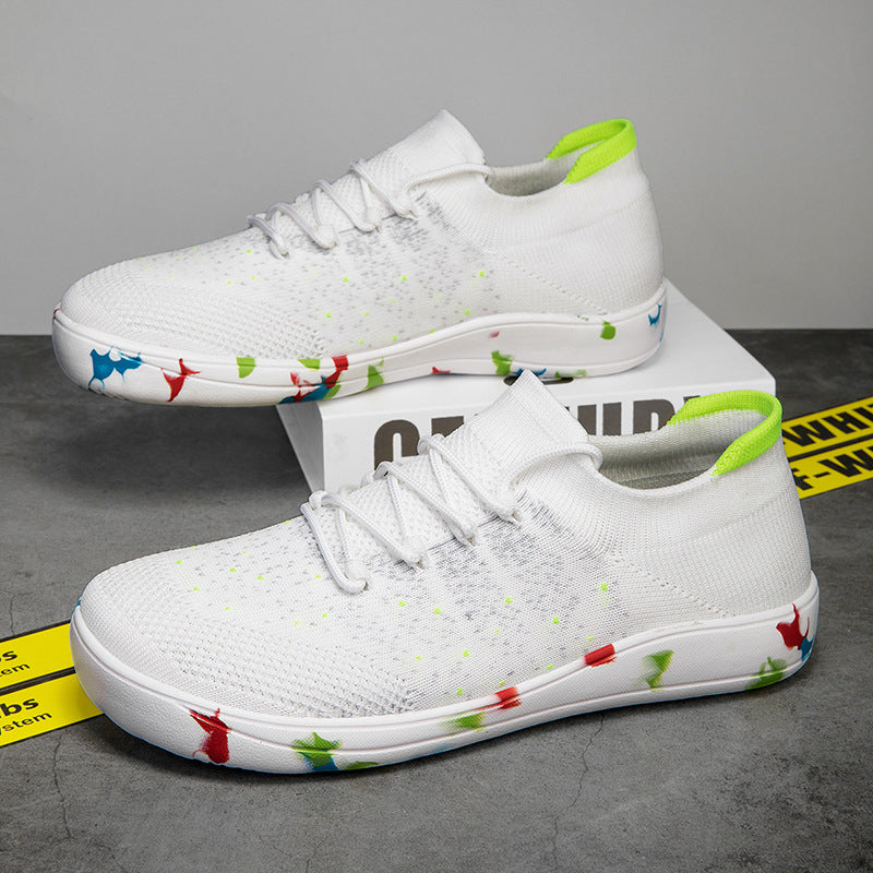 Men's nan urban knit sneakers with elastic mesh collar, shock-absorbing EVA sole and pull loop Mune Fashion