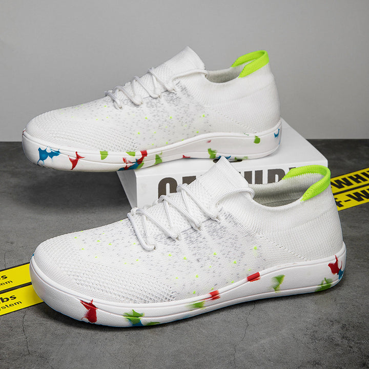 Men's nan urban knit sneakers with elastic mesh collar, shock-absorbing EVA sole and pull loop Mune Fashion