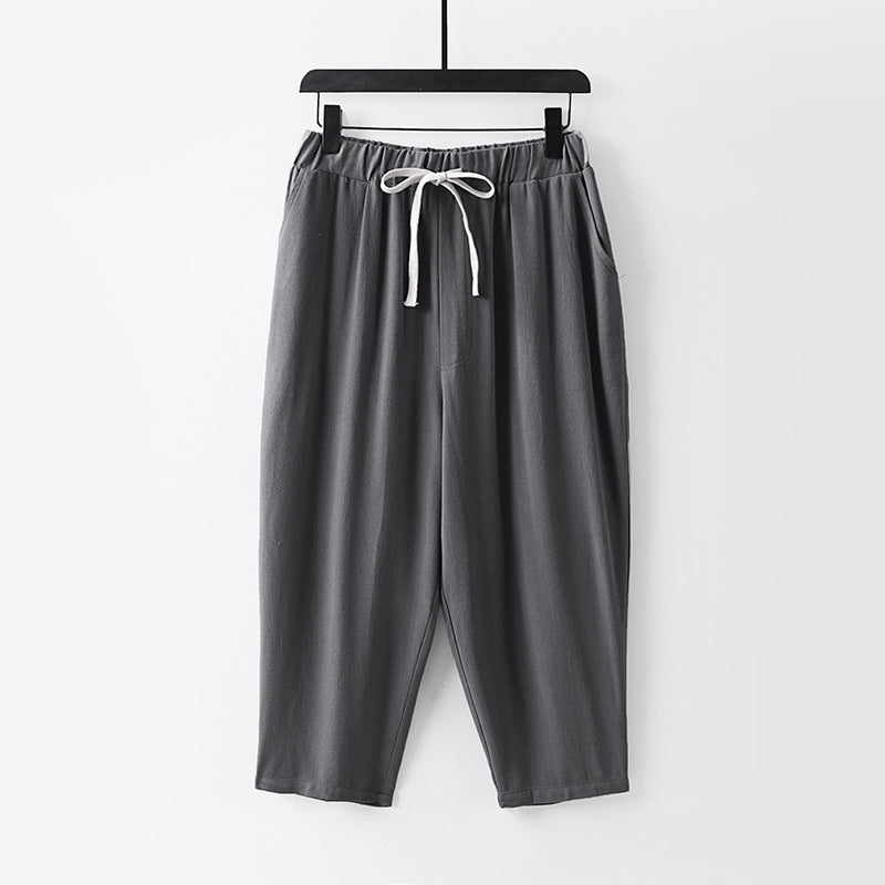 Women Casual Jogging Pants with Drawstring and Wide Leg Mune Fashion