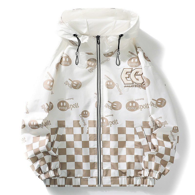 Unisex Stylish Hooded Jacket with Modern Graphics Mune Fashion