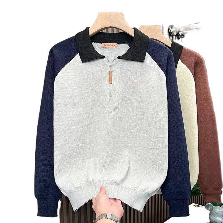 Women's stylish knit sweater with zipper Mune Fashion
